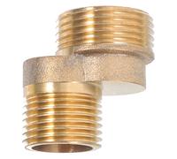 MAGICLULU Adaptador de Grifo Curvo de Cobre con Tornillo Excéntrico para Bañeras Diseño y Fácil Instalación Compatible con Múltiples Modelos de Ducha