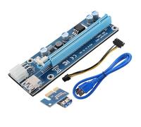 MAGICLULU Adaptador de Tarjeta Gráfica Accesorio de Computadora en PCB Pcie Externa para Portátil Cable USB de 60cm para Mejorar Gráficos y Minería