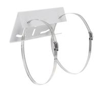 MAGICLULU Adaptador y Soporte de Aros para Montaje en Poste y Pared para Cámara de Seguridad Cctv con Estructura de Acero y Diseño Desmontable para Instalación Vertical