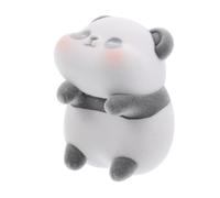 MAGICLULU Adorno de Panda de Resina para Salpicadero de Accesorios Decorativos Adorables para Pantallas de Automóviles y Escritorios Figurita de Oso Squeeze Compatible con Mayoría de