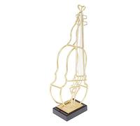 MAGICLULU Adorno De Violín De Lujo En Hierro Forjado Modelo De Violín De Escritorio Para El Hogar Adorno De Mesa Artístico Acabado Suave