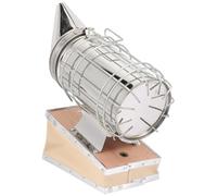 MAGICLULU Ahumador de Abejas Manual de Acero Inoxidable Boquilla Delgada y Protector Térmico, Herramienta de Apicultura Práctica para Mantenimiento de Colmenas, Kit 1 Pieza para Apicultores