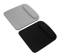 MAGICLULU Alfombrilla de Ratón Reposamuñecas 2 Piezas Suave EVA y Ultradelgada Antideslizante Colores Negro y Gris Adecuado para Ordenador y Juegos de Escritorio