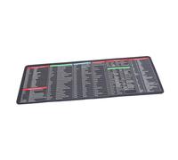 MAGICLULU Alfombrilla Ratón Excel Antideslizante de Goma y Tela, Gran Tamaño para Oficina y Gaming, Práctica y Funcional para Teclado y Ratón