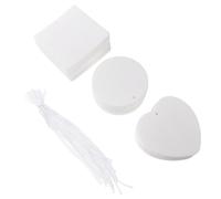 MAGICLULU Ambientador para Coche en Blanco de Fieltro Diferentes Formas, Adecuado para Sublimación y Manualidades en Dormitorio o Armario