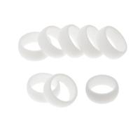 MAGICLULU Anillo Deportivo de Silicona para Hombre 8 Unidades Talla 8 Flexible y Resistente al Agua Adecuado para Ejercicio Gimnasio y Actividades al Aire Libre