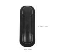 MAGICLULU Asa de Plástico Negra para Kayak y Canoa Pasamanos Ergonómico Acanalado Resistente de PVC para Transporte y Repuesto Accesorio Lateral para Embarcaciones de Exterior