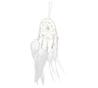 MAGICLULU Atrapasueños Artesanal con Plumas para Adorno de Pared y Vehículo, Decoración Elegante de Hierro y Plumas Que Ayuda a Alejar Sueños Negativos el Hogar
