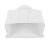 MAGICLULU Bajante Rectangular de PVC para Canalones de Desagüe, Desviador para Recogida de Agua Pluvial en Jardines y Áreas Residenciales, Accesorio para Sistema de Drenaje