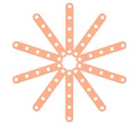 MAGICLULU Bandas de Silicona para Rulos de Cabello Naranja Resistentes a Altas Temperaturas sin Marcas Reutilizables 40 Unidades para Permanente y Rizos Naturales en Peluquería