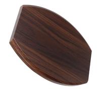 MAGICLULU Base de Reconocimiento de Madera Ovalada 9,84x7,87 Pulgadas | Acabado Mate Encerado, Veta Natural y Bordes Redondeados, para Escuelas y Estanterías