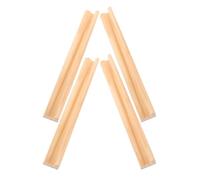 MAGICLULU Bases de Dominó de Madera 19cm Diseño Oblicuo para Almacenar y Organizar Fichas, Soporte Multifunción Adecuado para Juegos con Amigos y Cercanos