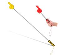 MAGICLULU Bastones Telescópicos de Acero Inoxidable y Espuma, Punteros Extensibles para Enseñanza en Aula con Mango Cómodo, Pack de 2 Unidades