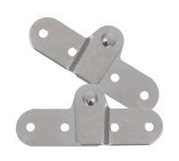 MAGICLULU Bisagra de Escalera Plegable de Hierro Kit de Repuesto 2 Piezas Izquierda y Derecha para Escalera de Ático Uso Doméstico y Reparación Fácil
