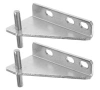 MAGICLULU Bisagras de Acero Inoxidable para Refrigeradores y Congeladores, 2 Unidades Tapa de Goma y Eje de 35 MM, Instalación Simple para Uso en Cocinas y Establecimientos Comerciales