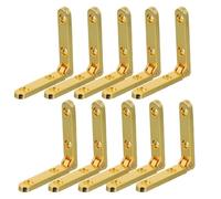 MAGICLULU Bisagras de Aleación de Zinc 90 Grados para Cajas de Madera y Joyería, Bisagra Decorativa 30x30x6 Mm, Juego de 10 Piezas, Adecuado para Cajas de Vino y Muebles en Miniatura