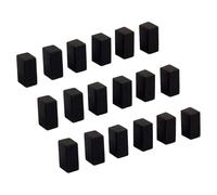 MAGICLULU Bloque de Bloqueo Negro 18 Piezas para Puente de Trémolo de Metal Durabilidad y Fiabilidad de Guitarra Eléctrica para Grabaciones y Presentaciones