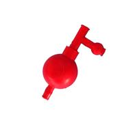 MAGICLULU Bola de Succión Cuantitativa Pipeta Laboratorio Tres Vías Rojo Accesorio para Investigación Química y Agrícola