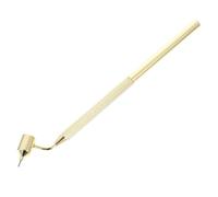 MAGICLULU Bolígrafo Reparador de Pintura Ligero y Fácil de Usar Punta Fina de Aluminio Dorado para Detalles y Dibujos en Acabado Mate Francés