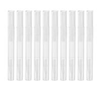MAGICLULU Bolígrafos para Aceite de Cutículas Vacíos y Recargables 10 Unidades 5 Ml Tubo Giratorio Transparente para Cuidado de Uñas Pincel Aplicador Portátil para Manicura y Belleza