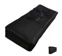 MAGICLULU Bolsa de Almacenamiento Acolchada para Teclado Electrónico de 61 Teclas, Funda Negra de Nylon Oxford para Protección y Transporte Cómodo