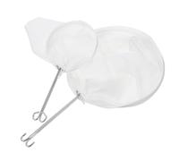 MAGICLULU Bolsa de Filtro para Té Anillo de Acero Inoxidable, 2 Piezas, Material Algodón Resistente y Fuerte, Colador Práctico para Infusiones en Casa