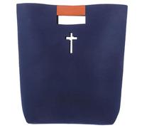 MAGICLULU Bolsa de Mano Cristiana Estuche de Fieltro para Guardar La Biblia Bolsa para Guardar La Biblia con Bolsillos Organizadores Bolsa para Guardar La Biblia para Mujer