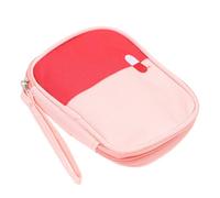 MAGICLULU Bolsa de Primeros Auxilios Portátil Pequeña Rosa, Mini Estuche para Medicinas de Viaje, Resistente Tela Oxford, Ligera y Práctica para Senderismo, Hogar y Emergencias, 1 Unidad