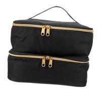 MAGICLULU Bolsa Organizadora De Esmaltes De Uñas Estuche De Doble Capa Capacidad para 30 Botellas Accesorio De Maquillaje Portátil Color
