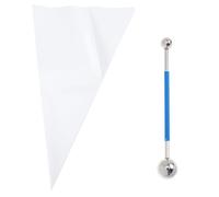 MAGICLULU Bolsa para Lechada de Azulejos 45X11X0.2In Reutilizable de PE para Mampostería y Juntas Capacidad Grande para Trabajos de Construcción y Aplicación de Cemento Color Aleatorio