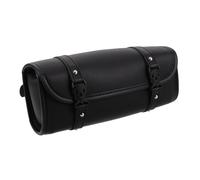 MAGICLULU Bolsa para Manillar de Motocicleta con Gran Capacidad Diseño Cilíndrico Espacioso Cierre Seguro con Hebilla Rápida Resistente para Bicicleta Moto y Scooter Color Negro