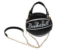MAGICLULU Bolso Hombro Cruzado para Mujer Diseño Original de Balón de Baloncesto, Bolso Pequeño Funcional para Llevar Cosméticos y Objetos Personales