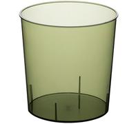 MAGICLULU Bote de Basura Doméstico Grande de PET Transparente 30 Litros, Cubo sin Tapa para Cocina y Oficina, Papelera Multifuncional Conveniente