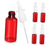 MAGICLULU Botellas de Spray Pequeñas de 30 Ml Pet, Set de 5 Piezas, Resistentes y Adecuadas para Viajar, Ideales para Spray Nasal y Líquidos Personales