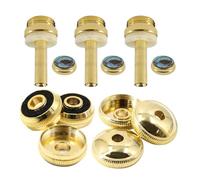 MAGICLULU Botones de Pistón Metálicos para Cubiertas de Presión Duraderas y Portátiles Accesorios para Reparación del Instrumento Musical