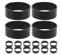 MAGICLULU Bridas de Silicona Negras Reutilizables para Cables 600 Piezas Diámetro 12 MM Ancho 5 MM Grosor 06 MM Bandas Elásticas Multiusos para Organización de Cables en Oficina