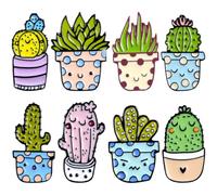 MAGICLULU Broche de Cactus Creativo de Aleación Elegante y Compacto, 8 Piezas Firmemente Sujetas para Uso Diario y Fiestas, Adecuado para Mochilas y Solapas Estilo Varios estilos