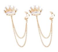 MAGICLULU Broche de Metal Notas Musicales y Emblema Dorado, Pin de Solapa para Hombre, Accesorios para Ropa y Eventos, Set de 2 Piezas, Diseño Elegante y Compacto, Uso Diario y Fiestas