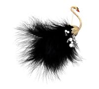 MAGICLULU Broche de Ropa Broche de Aleación Estilo Retro Chic Negro Decoración de Ropa y Bolsos para Outfits Diarios para Padres y Compañeros de Clase