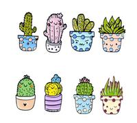 MAGICLULU Broches de Cactus para Fiestas y Vida Diaria Varios estilos 8 de Aleación Decorativos Diseño Creativo y Delicado