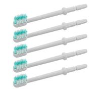MAGICLULU Cabezales de Cepillo para Irrigador Bucal 5 Unidades, Puntas Intercambiables de Plástico Color Verde para Limpieza Dental Precisa, Recambios Compatibles para Uso en Cuidado Bucal