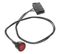 MAGICLULU Cable Puente de Fuente de Alimentación Atx Comprobador de Fuente de Alimentación Cobre Estañado Negro Indicador LED para Prueba de PC