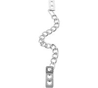 MAGICLULU Cadena de Seguridad Metálica para Puerta de Entrada Antirrobo, Cadena de Cerradura para Puerta de Madera, Color Níquel, Diseño Resistente y Práctica para Hogar y Oficina, Cierre