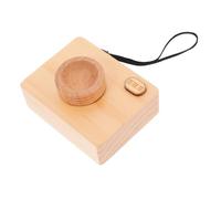 MAGICLULU Caja De Almacenamiento De La Cámara Apoyo De La Cámara Jugar Cámara Adorno De Cámara Retro Los Juegan con La Cámara Mi Cámara Pequeña Cámara De Juguete De Madera