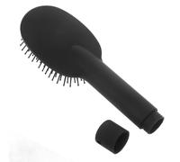 MAGICLULU Caja de Almacenamiento Secreta para Peines de Plástico Negro, Peine Multiusos Compartimento Oculto para Joyas y Dinero, Organizador Portátil para Cuidado del Cabello