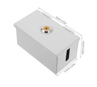 MAGICLULU Caja de Bloqueo para Enchufe Exterior con Cierre Seguro Protector Antirrobo para Eléctricas Resistente la Intemperie Diseño Compacto para Protección de Enchufes al Aire