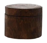 MAGICLULU Caja De Madera Maciza Para Joyas Organizador Compacto Para Collar Pulsera Anillo Decoración Hogar Estilo Sudeste Asiático