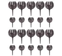 MAGICLULU Caja de Plástico para Fertilizante de Bonsái 20 Piezas (10 Grandes 10 Pequeños) Resistente a Rayos Uv, Cesta Práctica para Jardinería Interior y Exterior, Suministros para Plantas