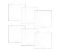 MAGICLULU Caja Transparente con Bisagras para Exhibición de Insectos Estuche de Almacenamiento de Plástico Pequeño 6 Piezas para Colección Conservación y Uso Educativo