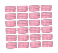MAGICLULU Cajas De Uds. Envase de cosméticos contenedor de Maquillaje recipientes con Tapas Recipiente metalico con Tapa maletín de Maquillaje Relleno bálsamo Labial Muestra Polvo Viajar